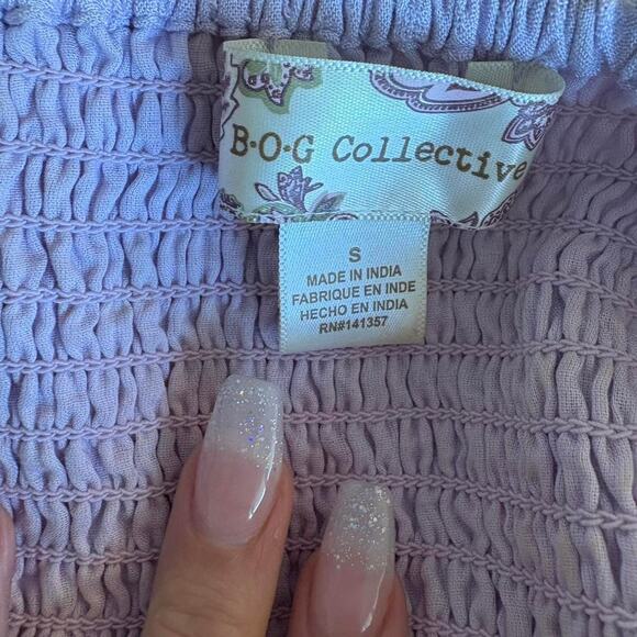 Band Band of Gypsies Lilac Long Sleeve Sweetheart Neckline - Picture 3 of 7